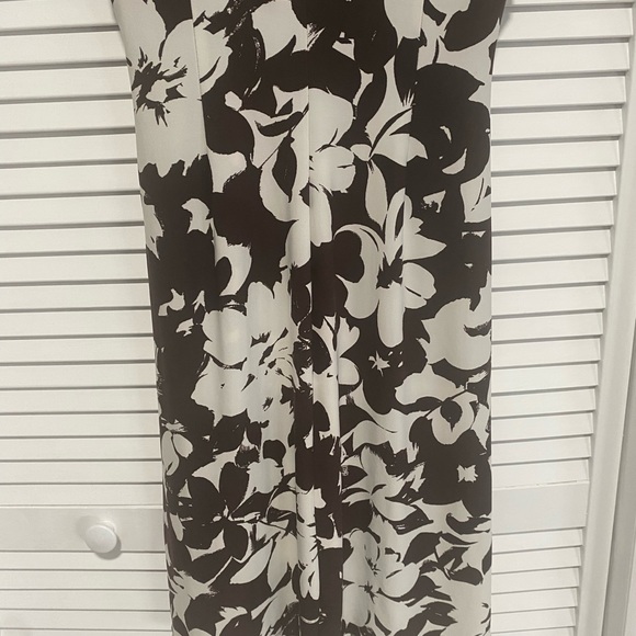 Lauren Ralph Lauren Body Con Dress Brown and Beige Size 4 - Picture 8 of 13